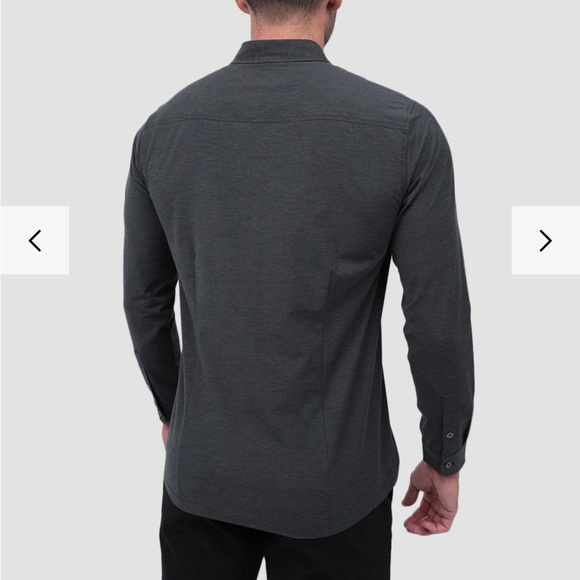 Into the AM dark grey size XL men’s button down shirt. Brand new, never worn. - Picture 7 of 7